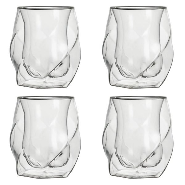 4x čaša Wavy, 200ml