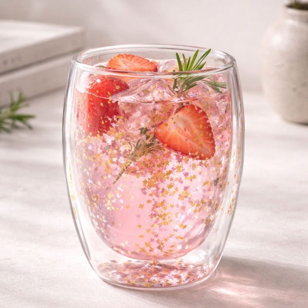 Glitter glass