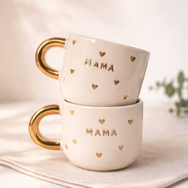 Šalica Cici golden hearts