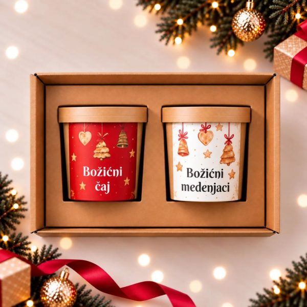 Božićni paket čaj&medenjaci