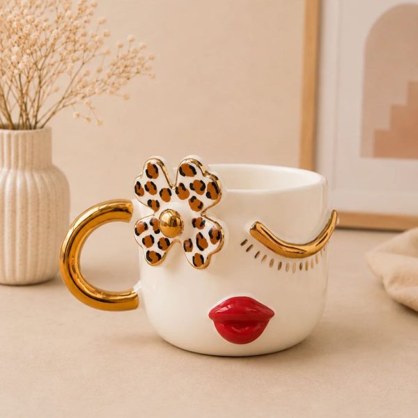 Skodelica Cici Lady Leopard